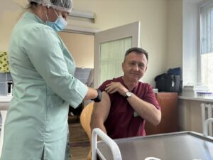 Вакцинация против гриппа стартовала в ГУЗ ГГКП-3